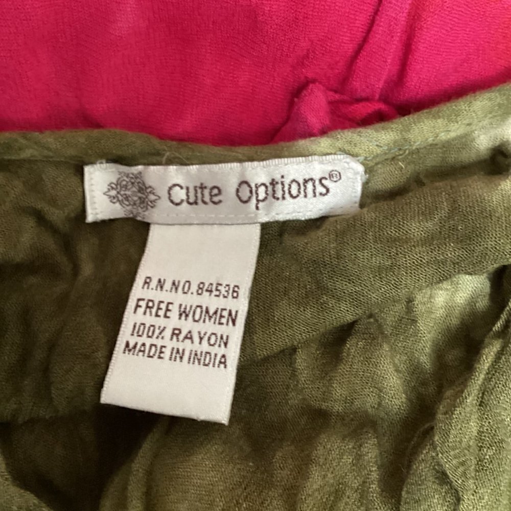 Cute Options Tie Dye Embroidered Sleeveless Midi Dress Free-Size 86H - Picture 7 of 8